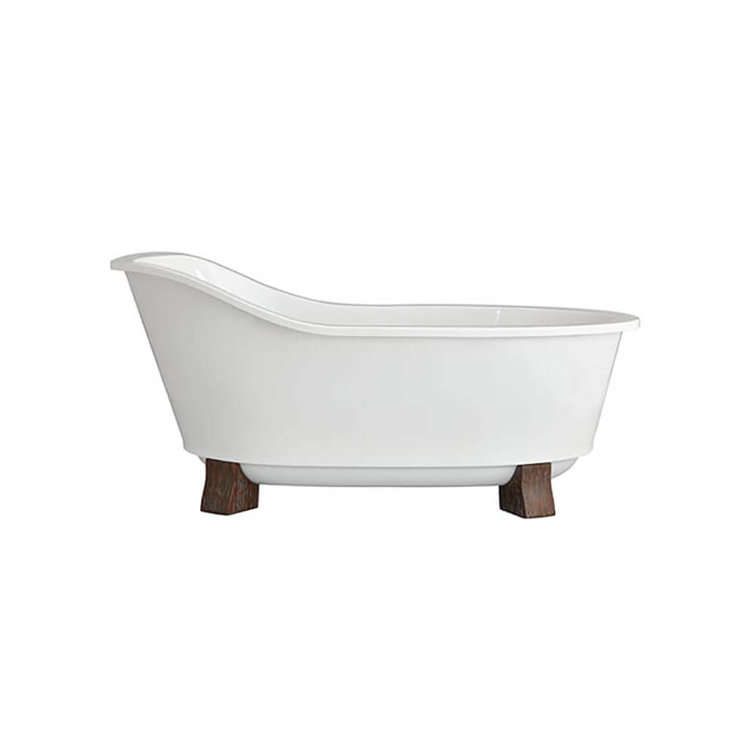 DXV Oak Hill Freestanding Soaking Tub With Feet Perigold